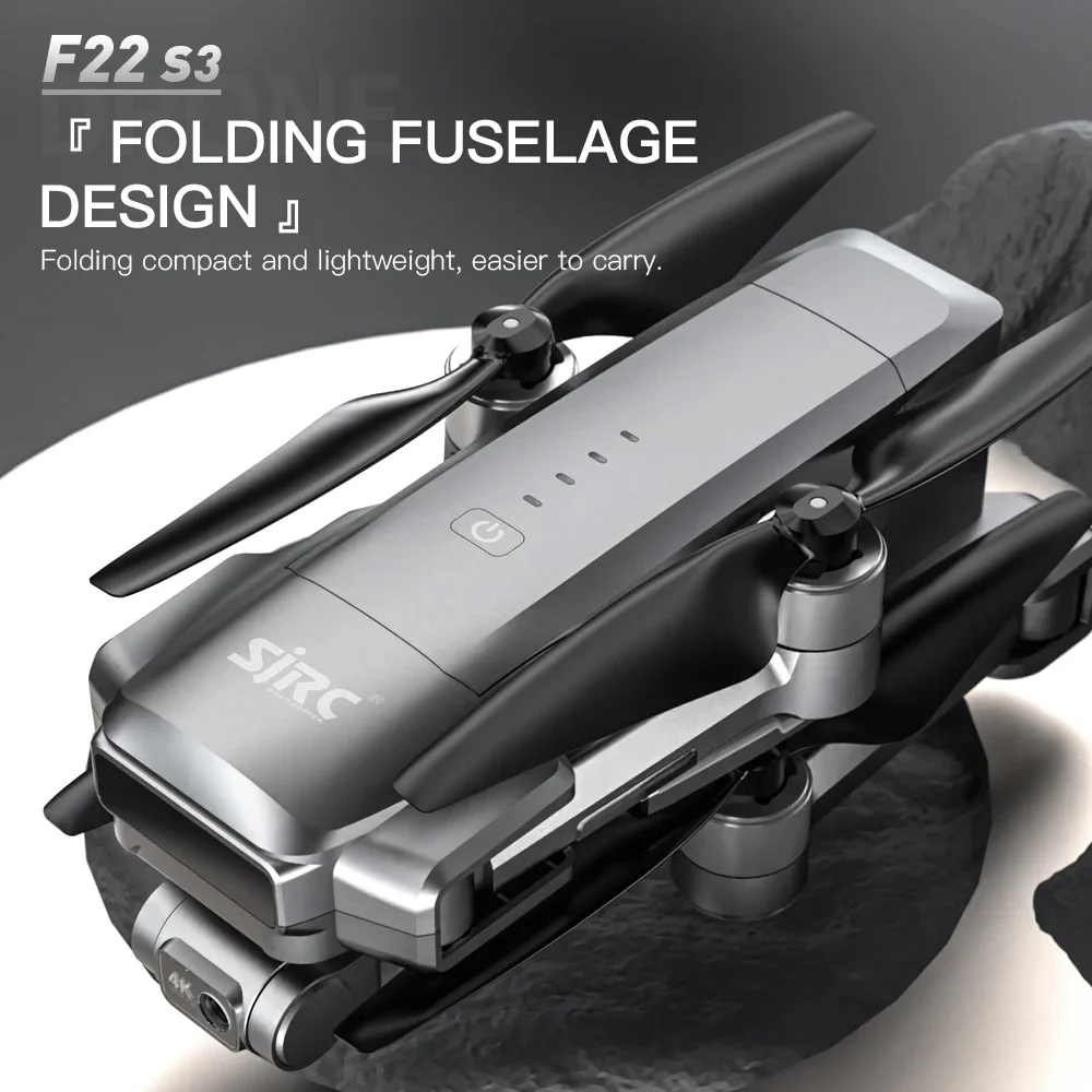 Drone Surveying - SJRC F22 S3 Pro Składany Quadcopter