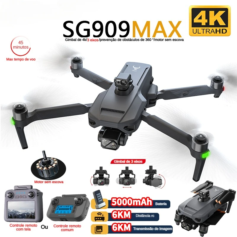 Drone Mapping - ZLL SG909 SG909MAX Profesjonalny dron z