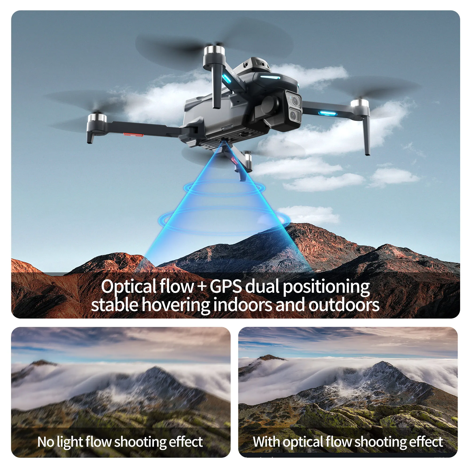 Oryginalny dron XT606 MAX GPS  – Drone Thermal Imaging recenzja i cena
