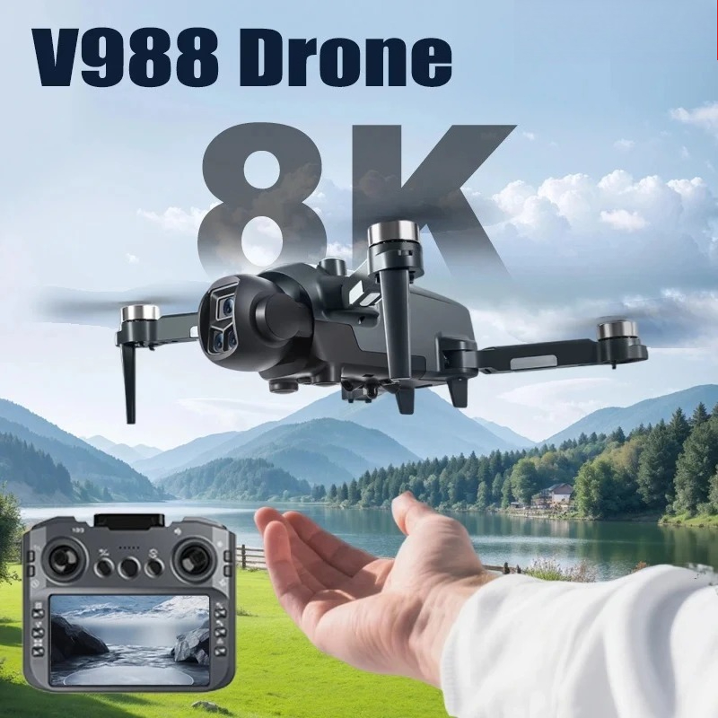 Oryginalny dron V988 8K HD z p – Drone Thermal Imaging recenzja i cena
